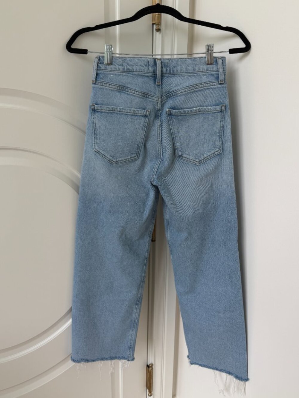 Agolde Light Blue Wide Leg Jeans - Picture 6 of 7